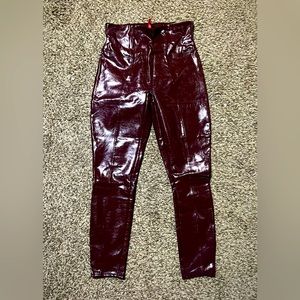 Spanx Faux Patent Leather Leggings